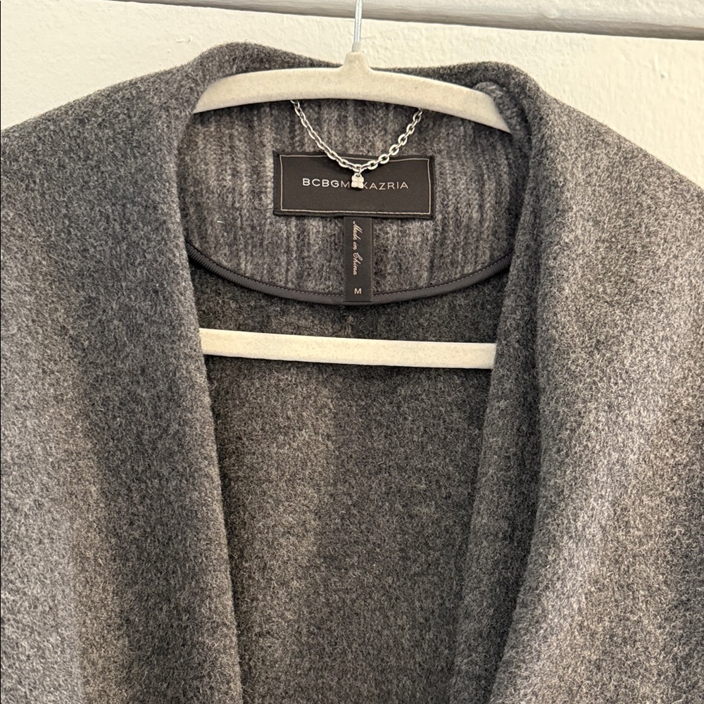 BCBGMaxAzria Women's Charcoal Coat